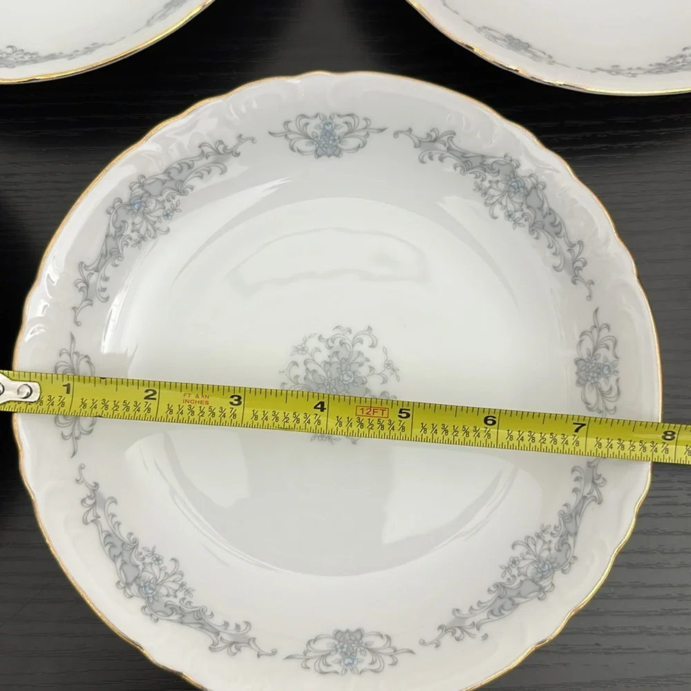 Rose China Florissant Coupe 5 Soup Bowls